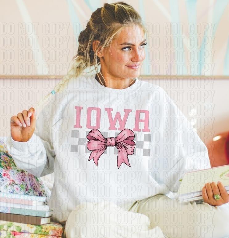 Coquette Bow States DTF Transfer