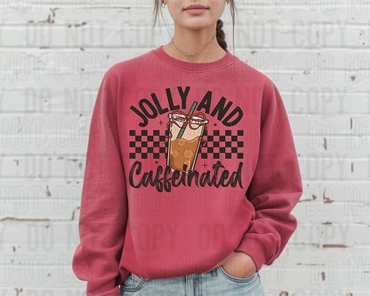 Jolly And Caffeinated DTF Transfer
