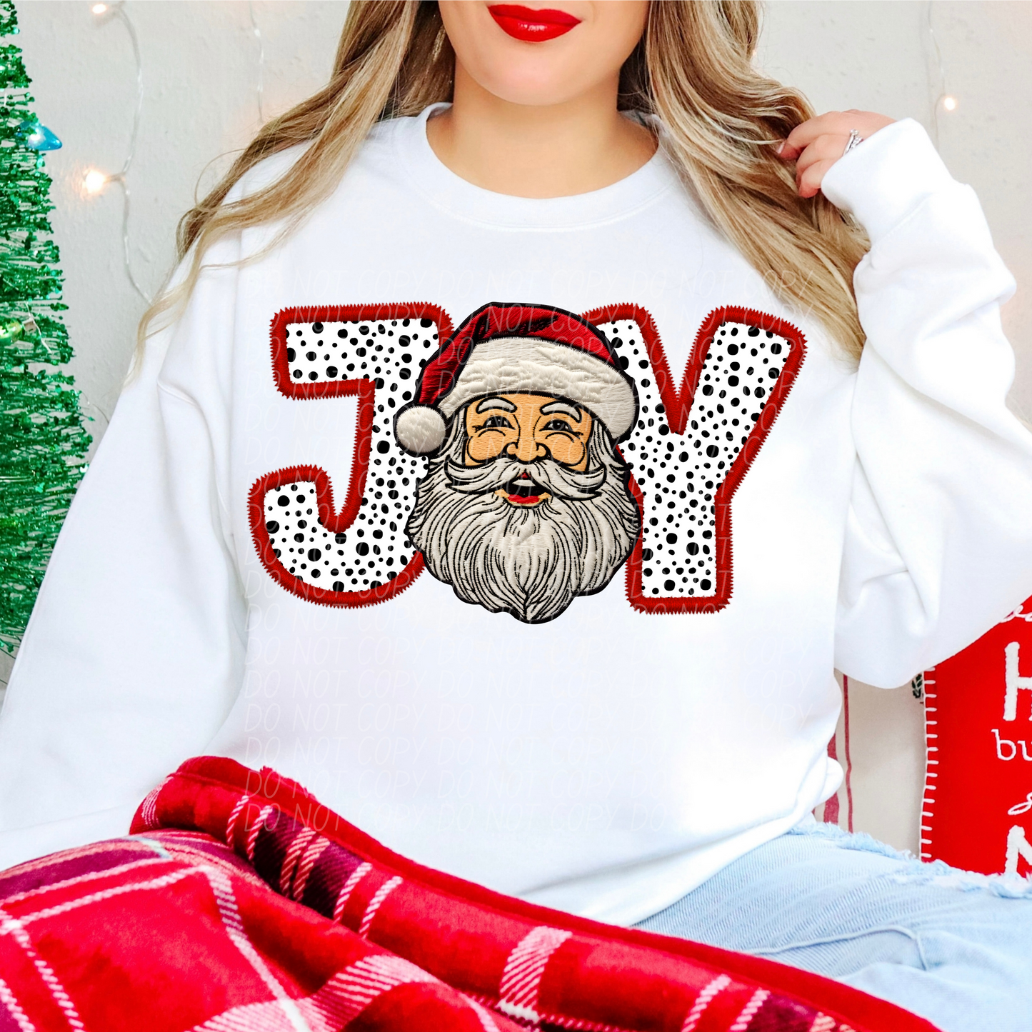 Joy Santa 2 DTF Transfer