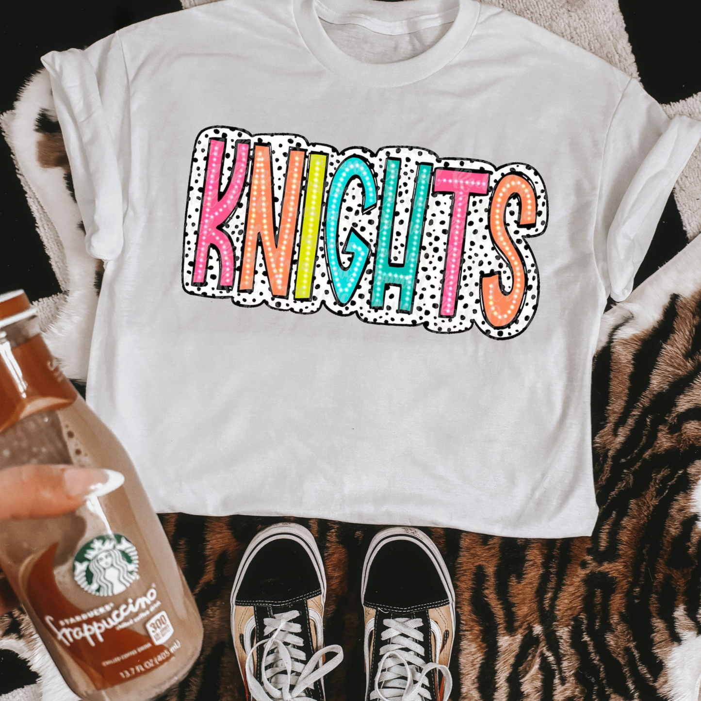 Team Mascot Dalmatian Dots DTF Transfer