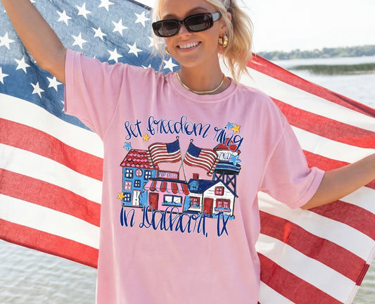 Let Freedom Ring City, St. Custom DTF Transfer