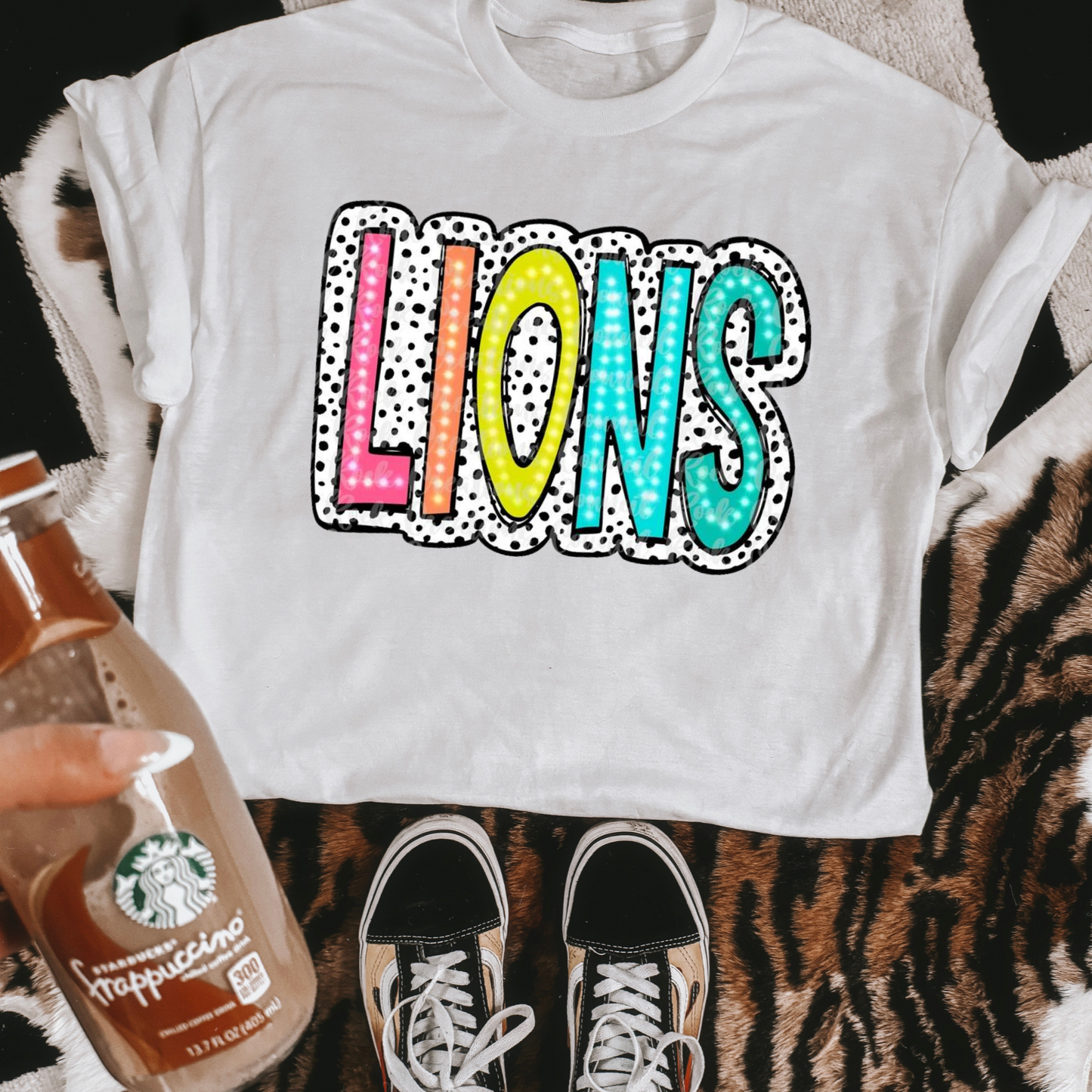 Team Mascot Dalmatian Dots DTF Transfer