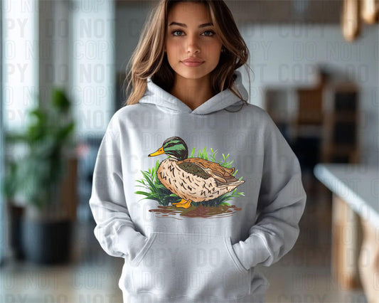 Mallard Duck No Grunge DTF Transfer