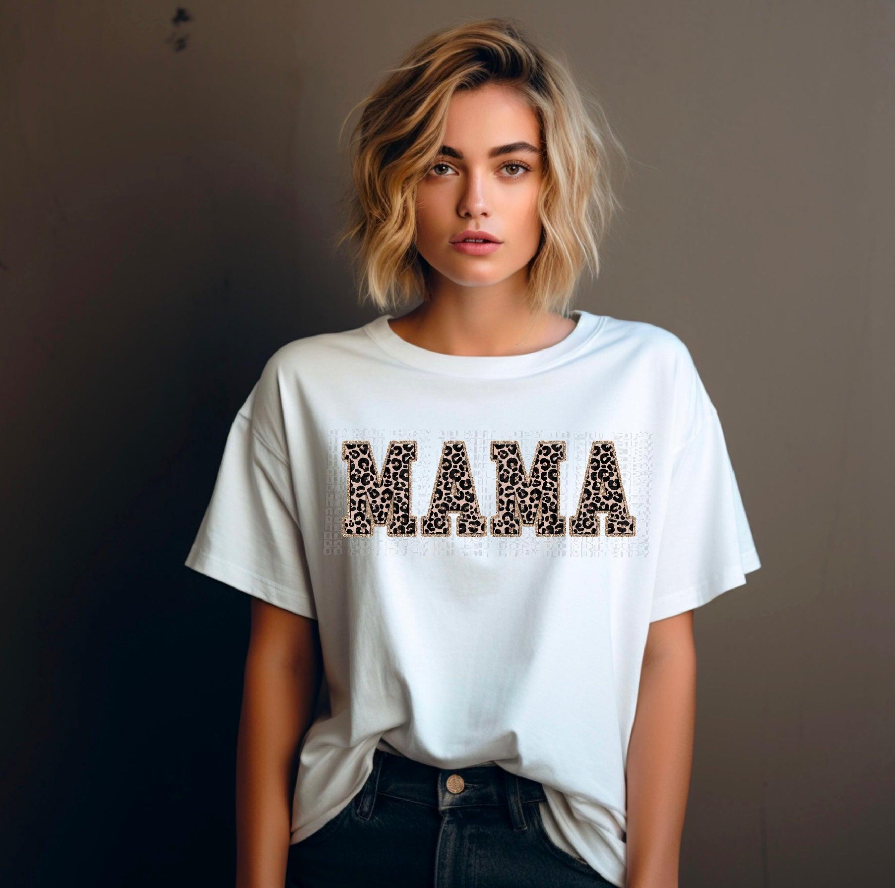 Mama Cheetah Faux DTF Transfer – K&M Designs