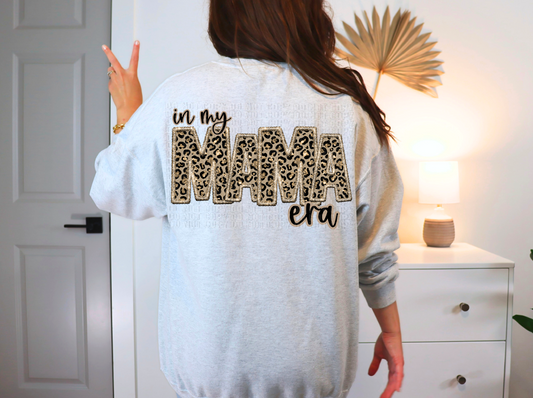 Mama Era Sparkly Cheetah Faux DTF Transfer
