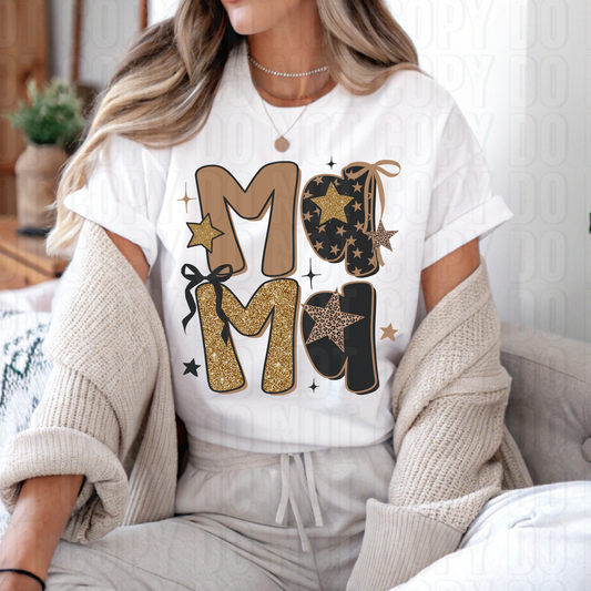 Mama Coquette Bubble Letters DTF Transfer