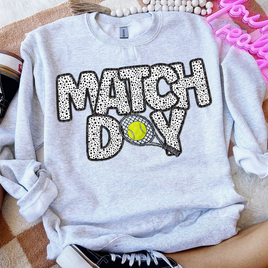 Match Day Tennis Dots DTF Transfer