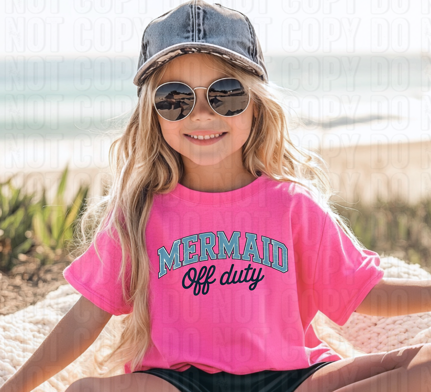 Mermaid Off Duty DTF Transfer