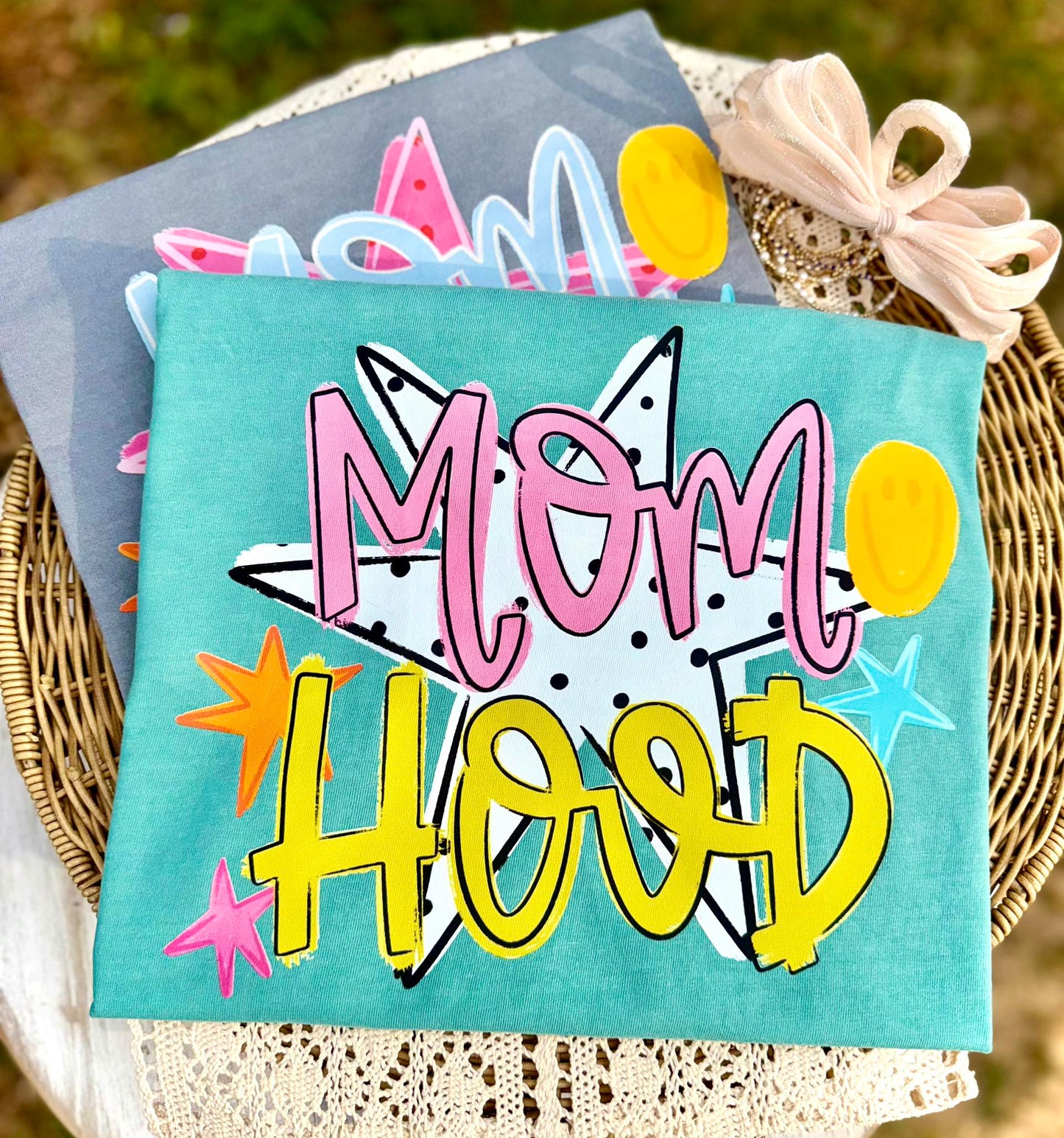 Mom Hood Comfort Color Tee