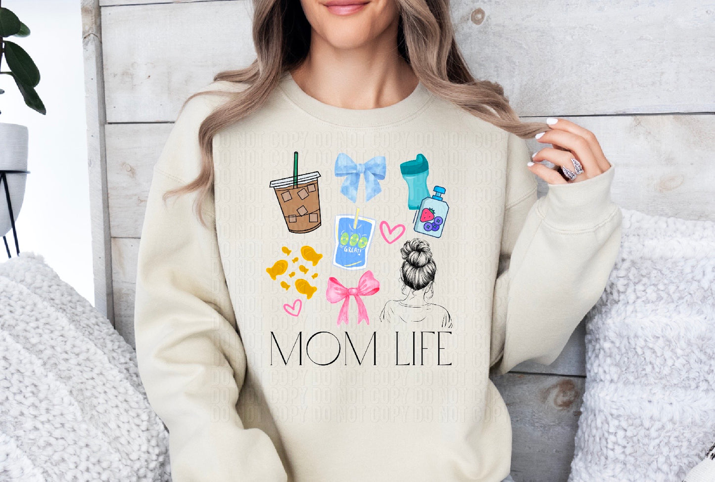 Mom Life Icons DTF Transfer