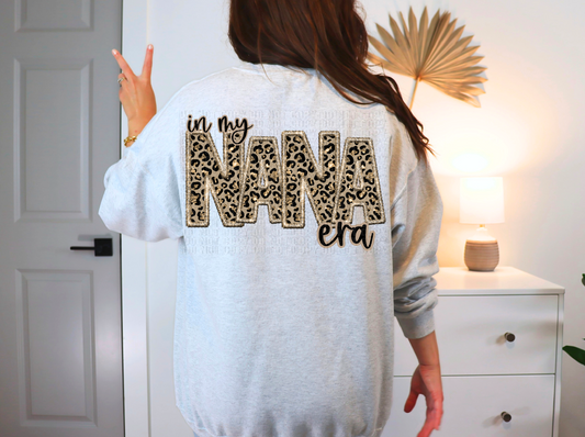 Nana Era Sparkly Cheetah Faux DTF Transfer