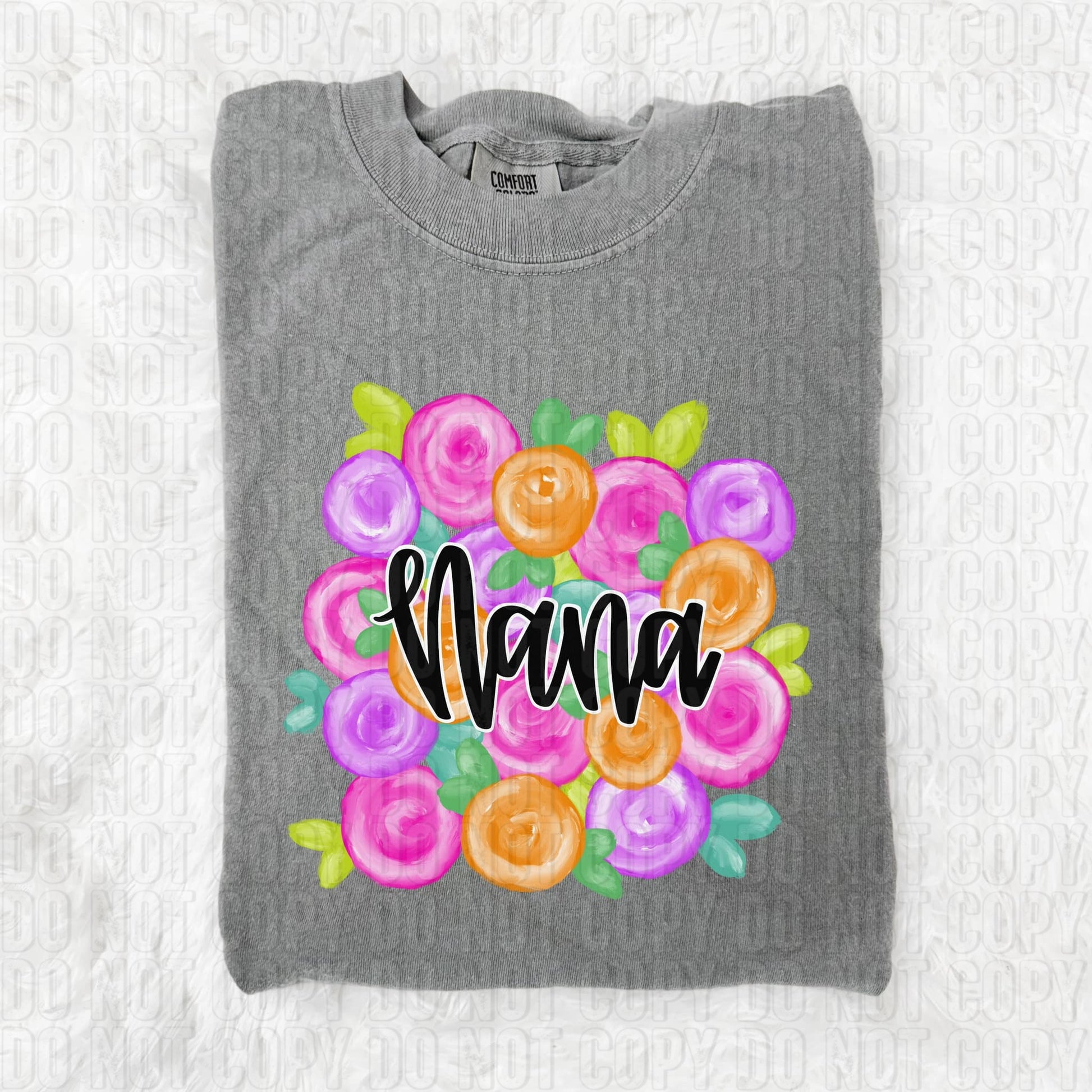 Nana Floral DTF Transfer