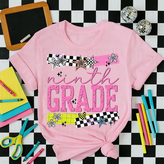 Ninth Grade Seeing Stars Back To School DTF Transfer