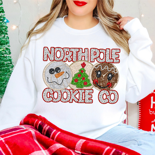 North Pole Cookie Co 2 DTF Transfer