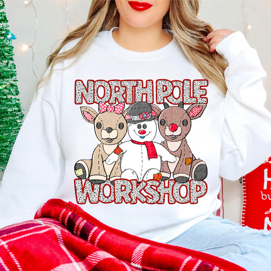 North Pole Workshop DTF Transfer