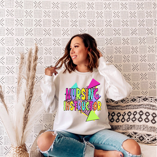 90s Theme Nursing Instructor DTF Transfer