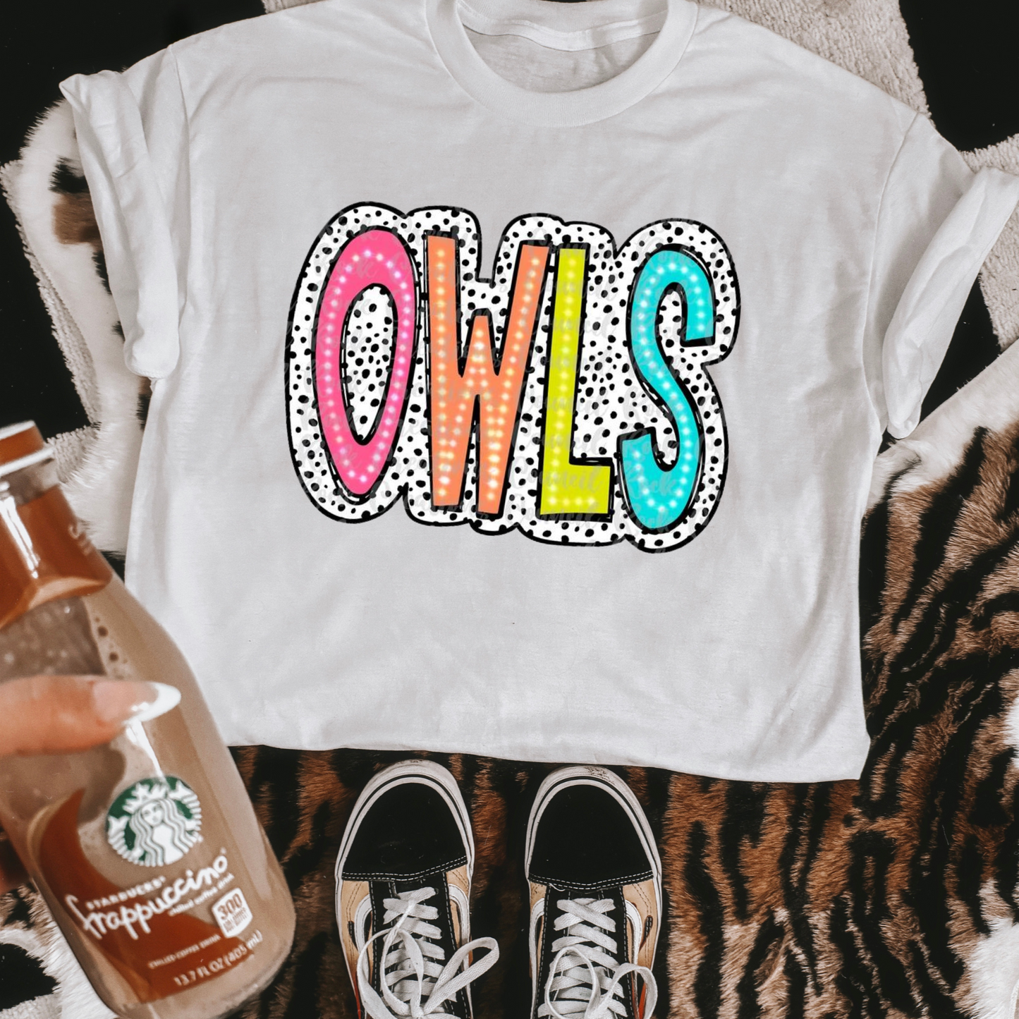 Team Mascot Dalmatian Dots DTF Transfer