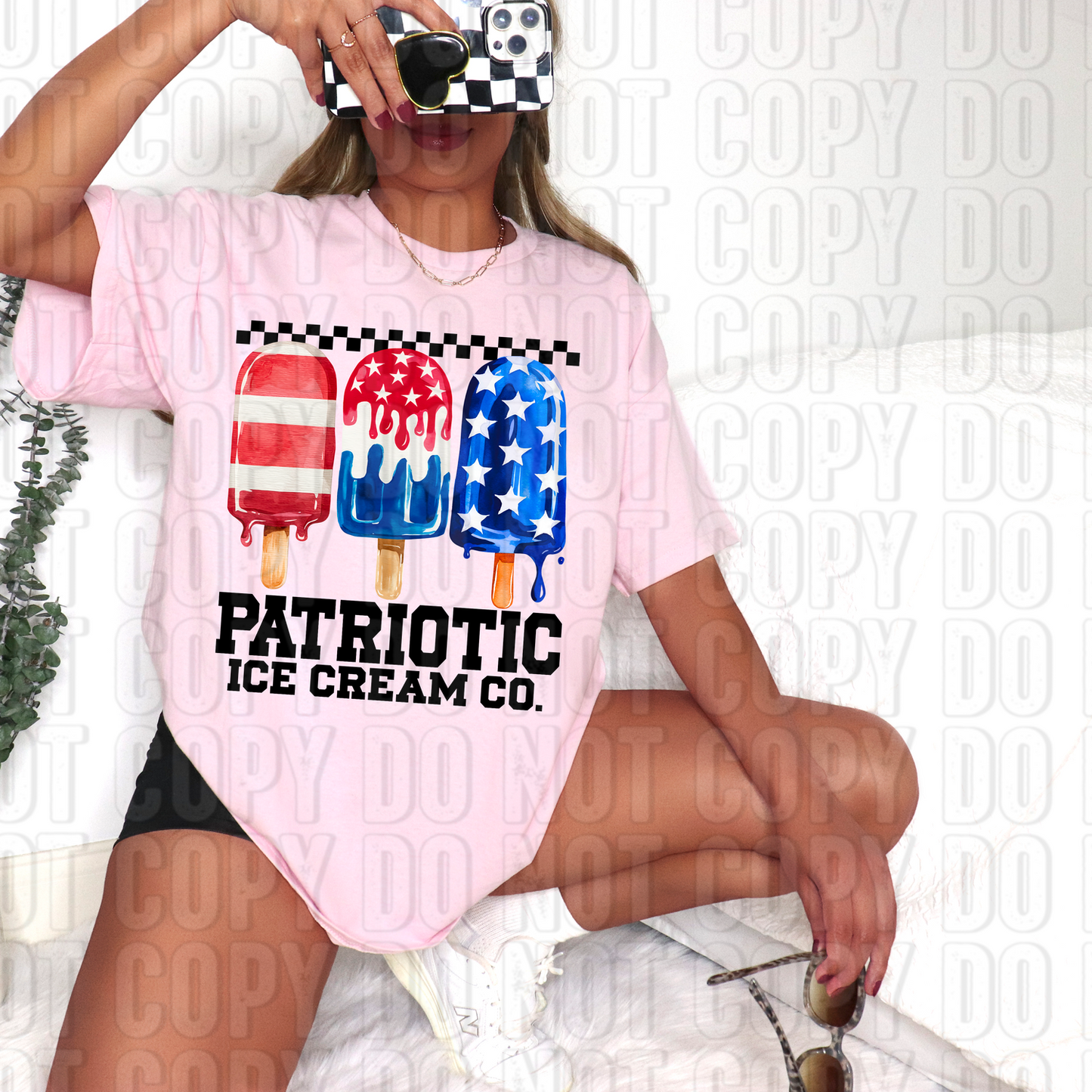 Patriotic Ice Cream Co. DTF Transfer