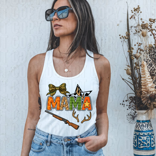 Preppy Hunting Mama DTF Transfer