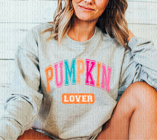 Pumpkin Lover Grunge DTF Transfer