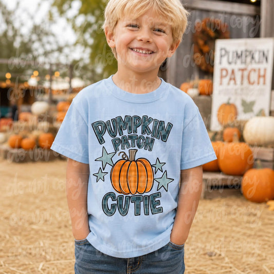 Pumpkin Patch Cutie Boy DTF Transfer