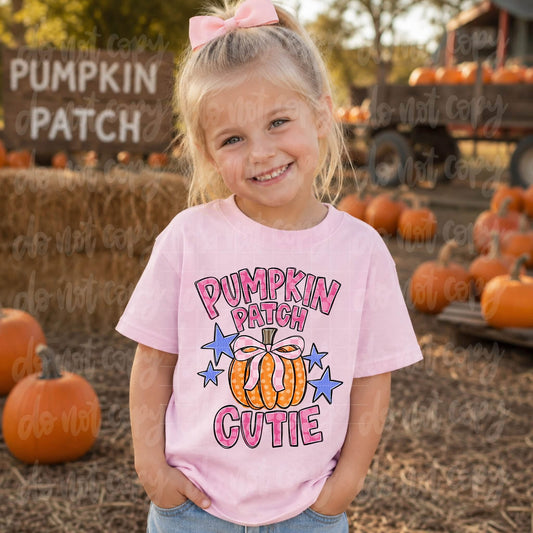 Pumpkin Patch Cutie Girl DTF Transfer