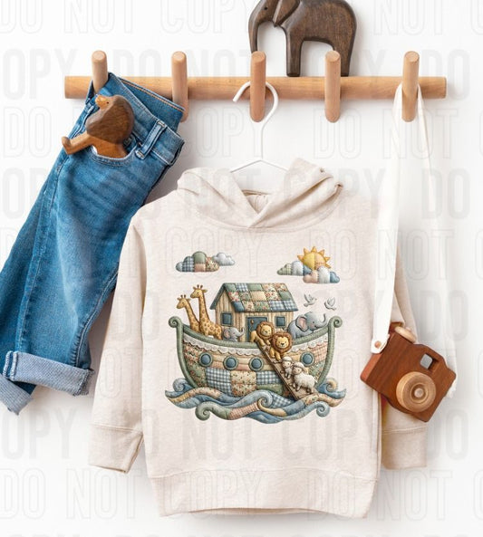 Quilted Noah's Ark DTF Transfer