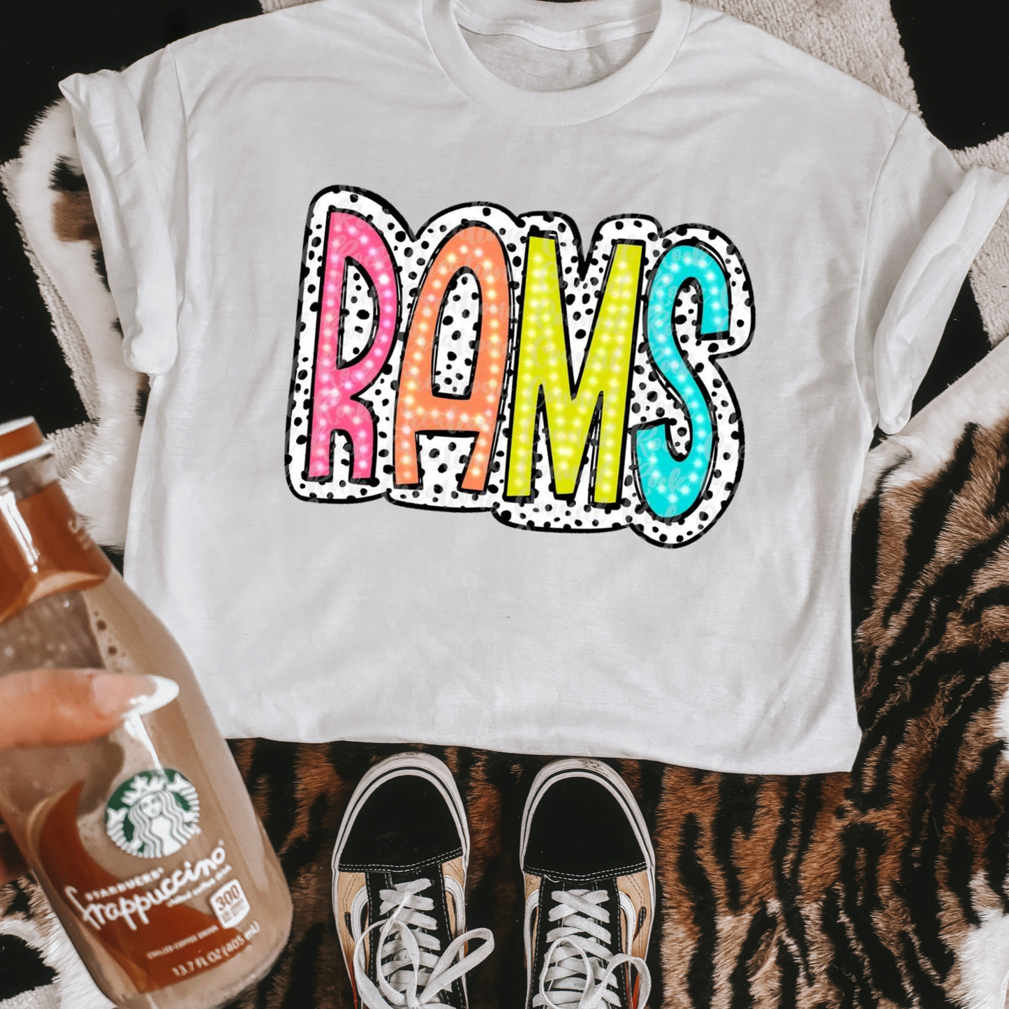 Team Mascot Dalmatian Dots DTF Transfer