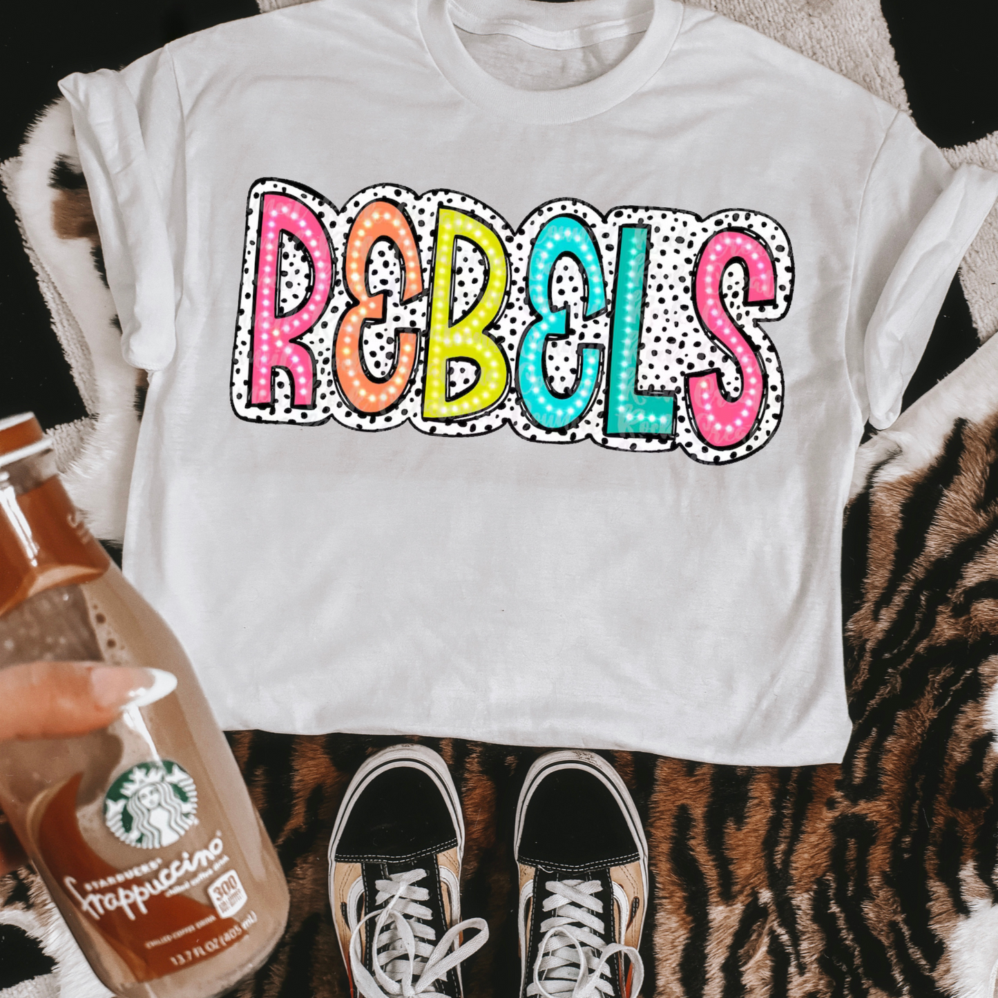 Team Mascot Dalmatian Dots DTF Transfer