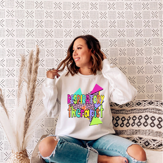 90s Theme Respiratory Therapist DTF Transfer