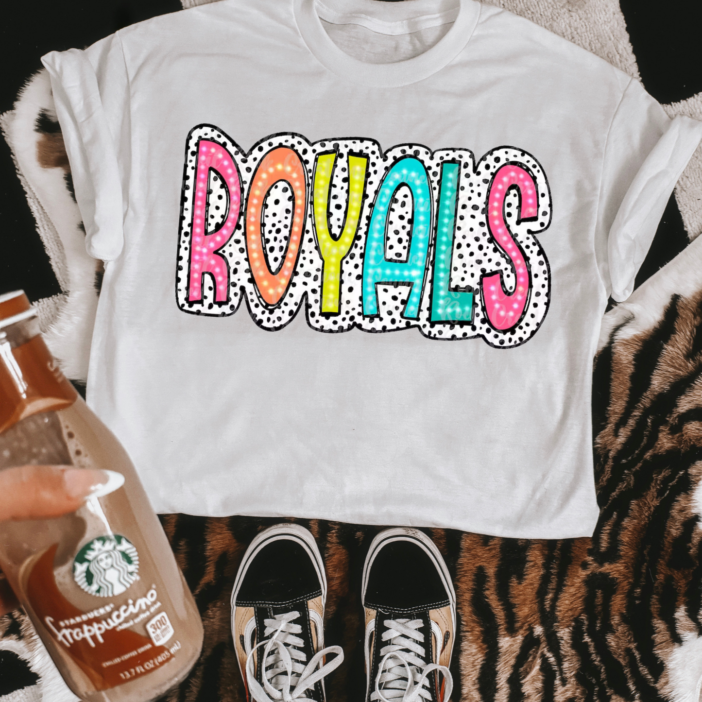 Team Mascot Dalmatian Dots DTF Transfer