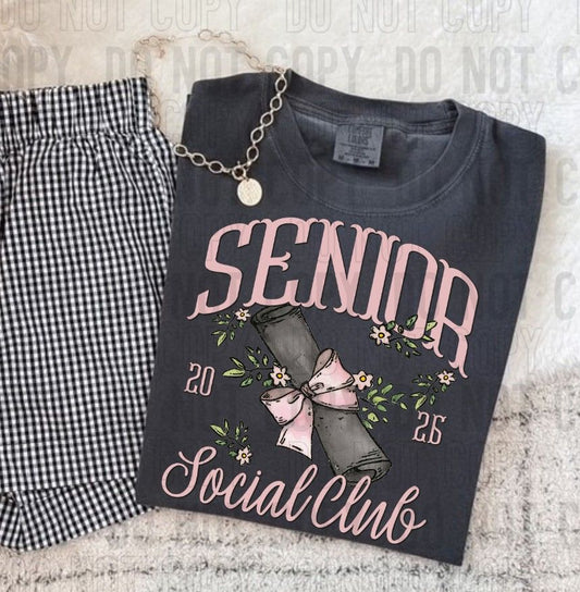 Senior 2026 Social Club DTF Transfer