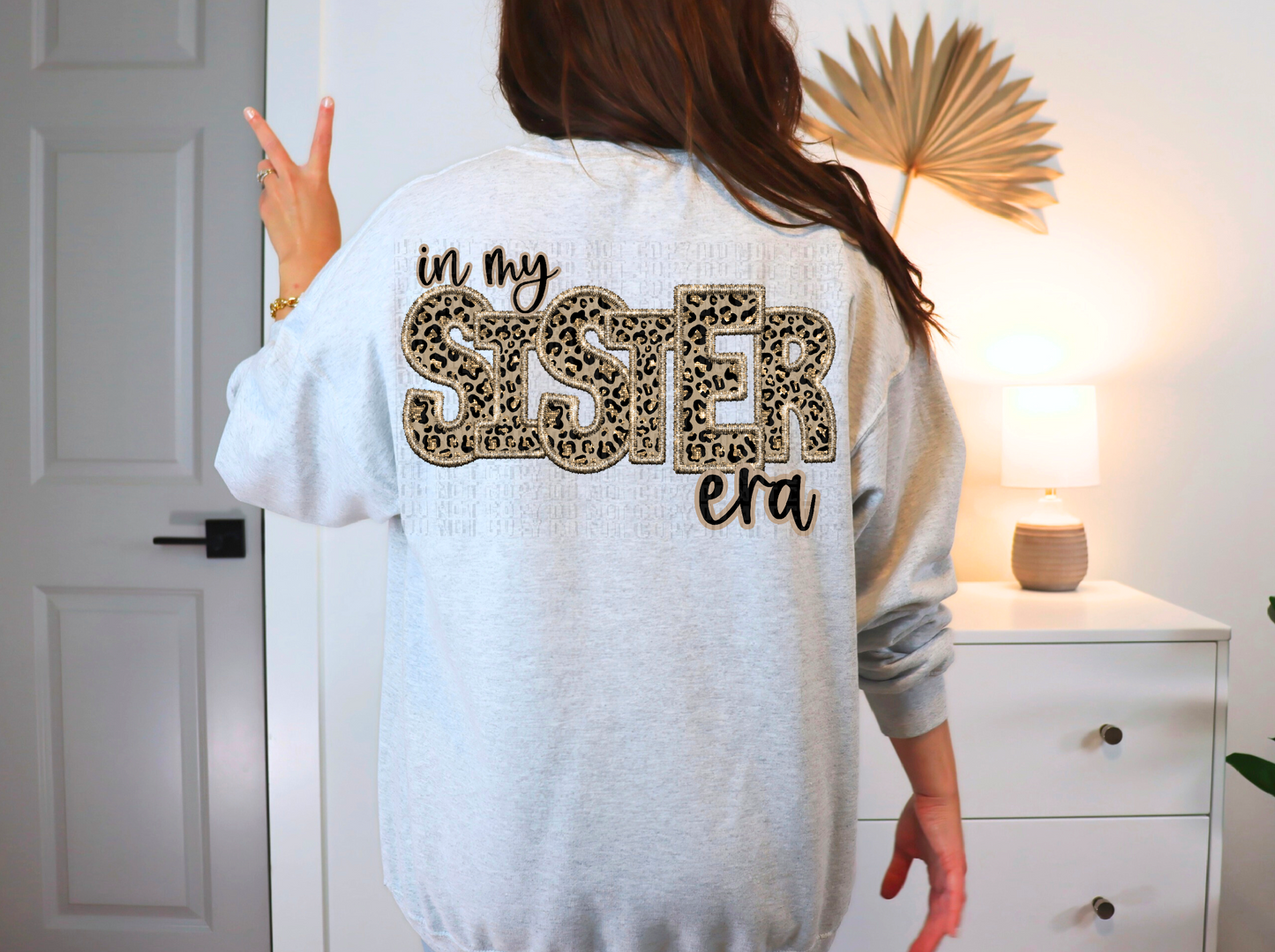 Sister Era Sparkly Cheetah Faux DTF Transfer