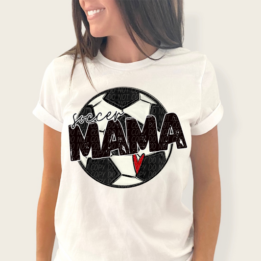 Soccer Mama Heart DTF Transfer