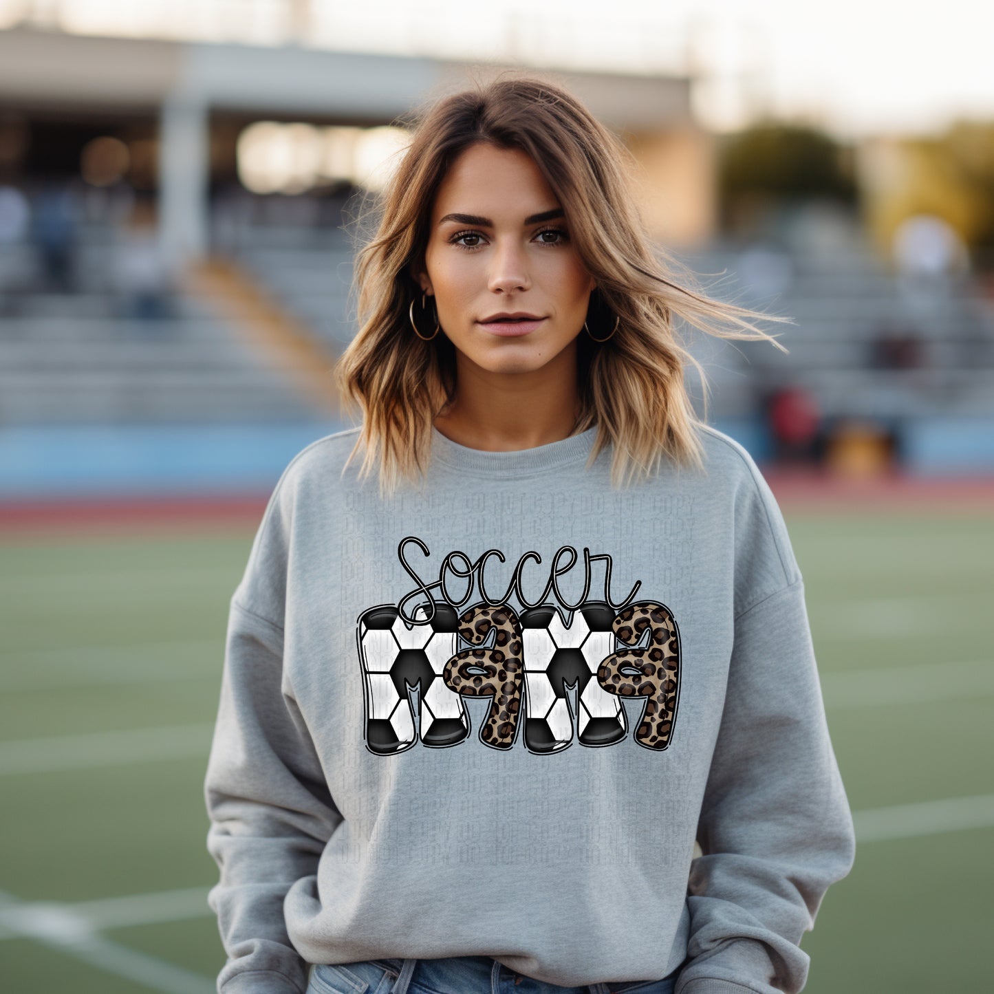 Soccer Mama Leopard DTF Transfer