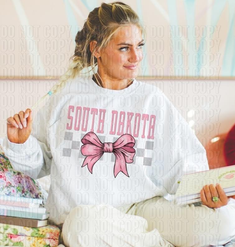 Coquette Bow States DTF Transfer