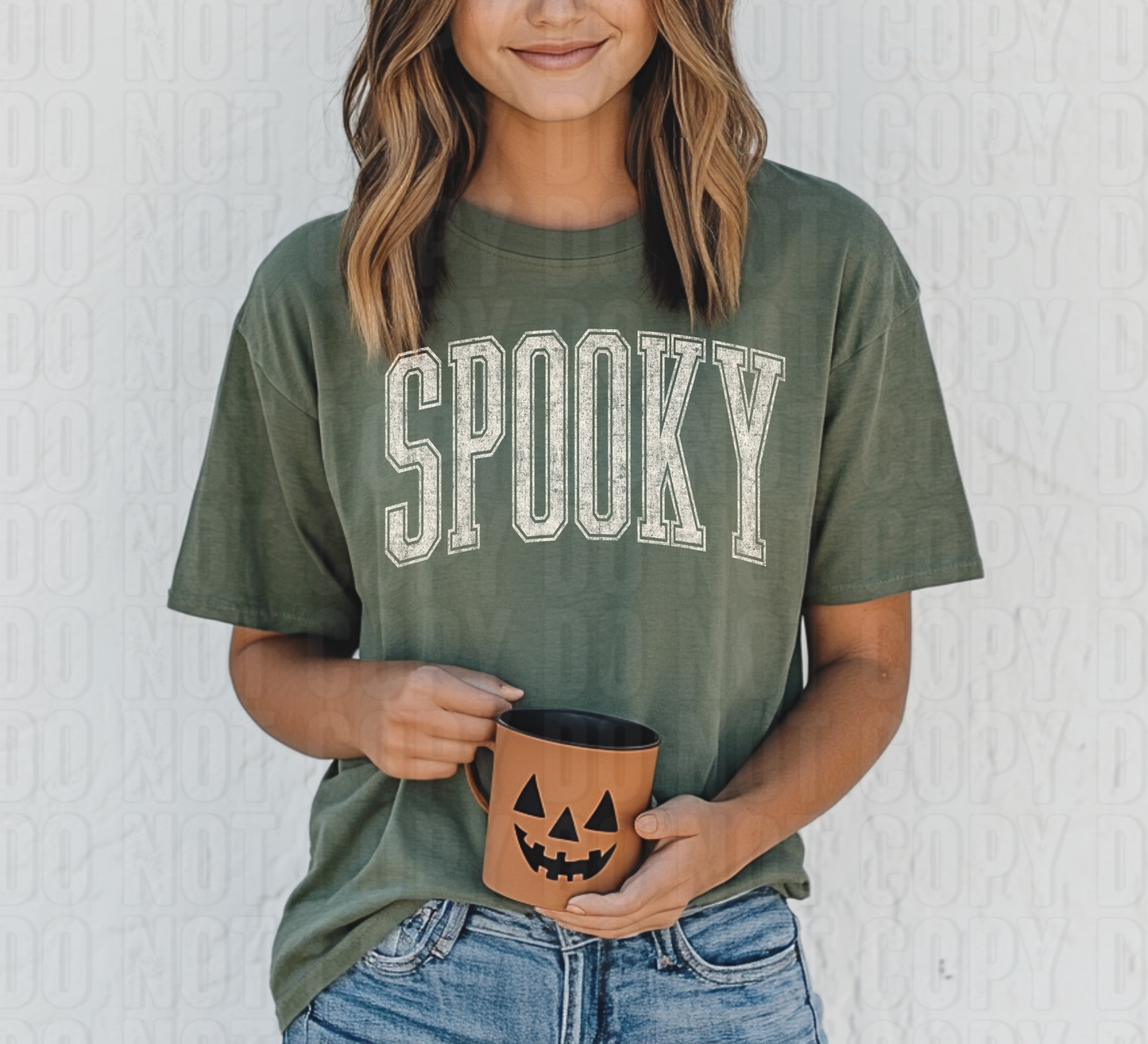 Spooky Cream DTF Transfer