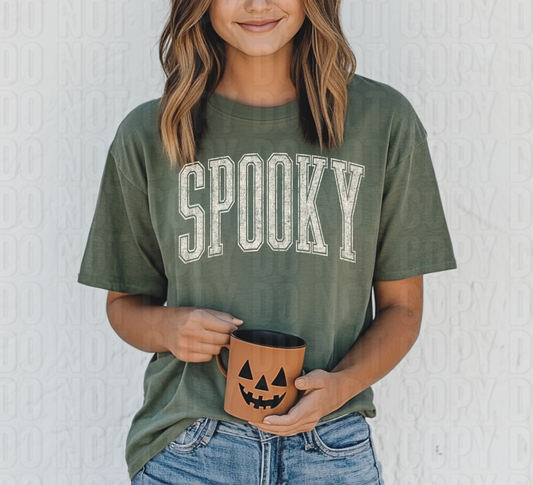 Spooky Cream DTF Transfer