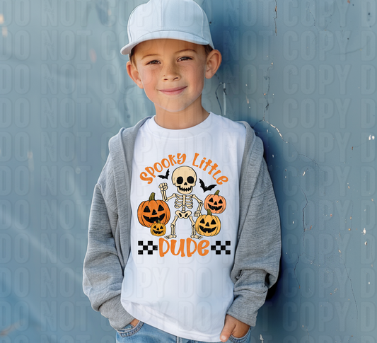 Spooky Little Dude Skeleton DTF Transfer