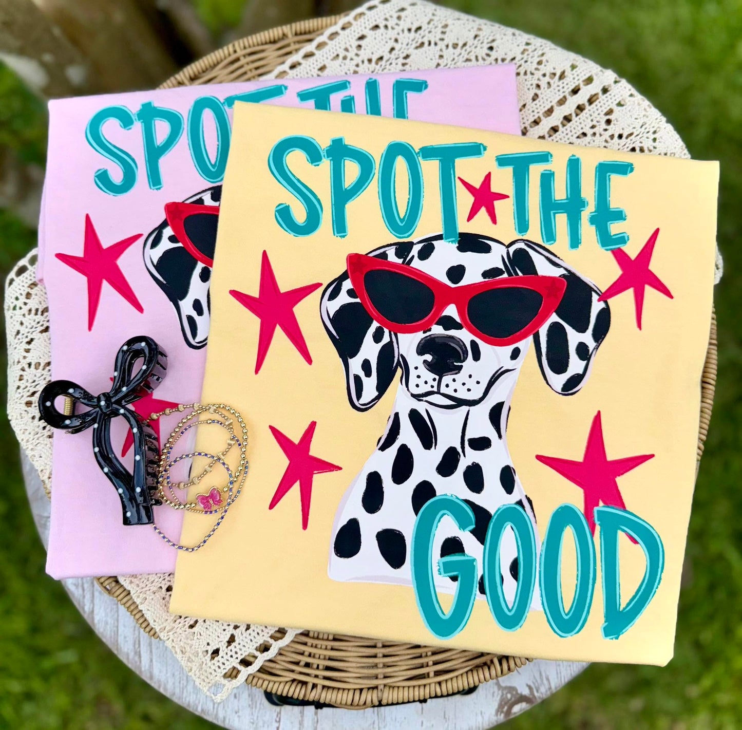 Spot The Good Dalmatian Dog DTF Transfer