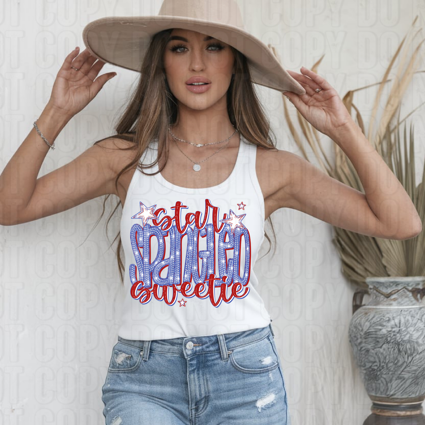 Star Spangled Sweetie DTF Transfer