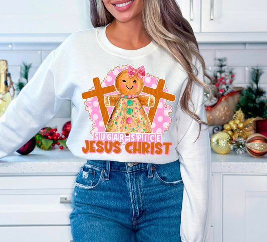 Sugar Spice Jesus Christ DTF Transfer