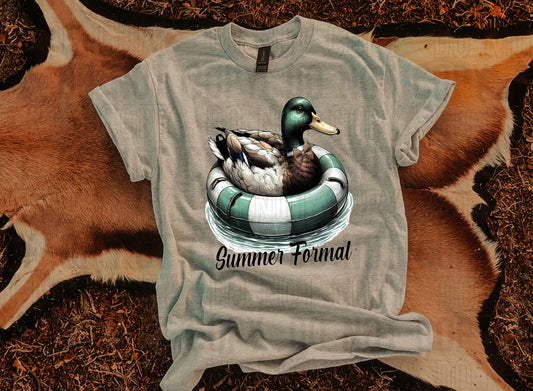 Summer Formal Mallard DTF Transfer