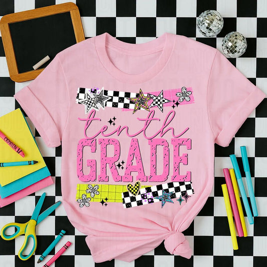 Tenth Grade Seeing Stars Back To School DTF Transfer