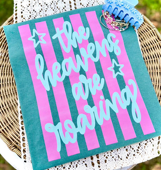 The Heavens Are Roaring Stripes DTF Transfer