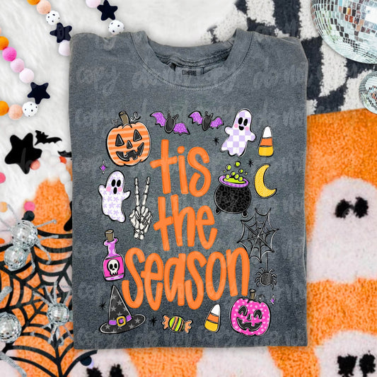 Tis The Season Halloween Icons DTF Transfer