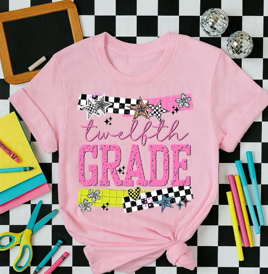Twelfth Grade Seeing Stars Back To School DTF Transfer