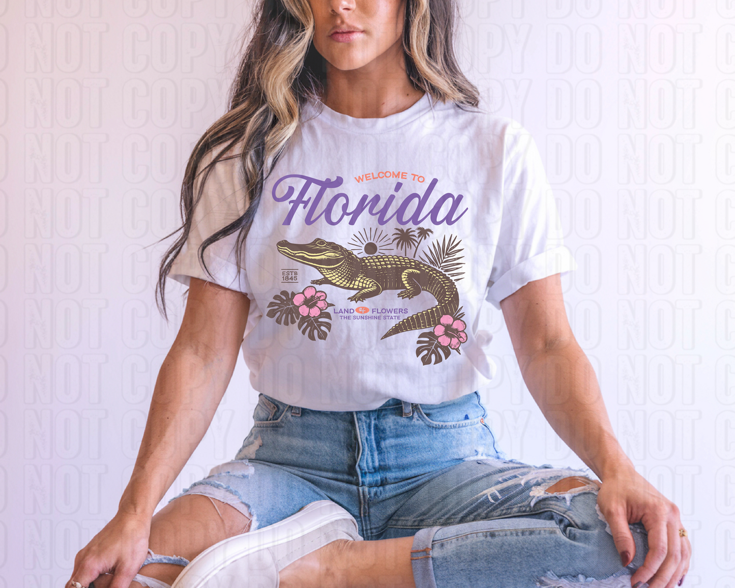 Welcome To Florida DTF Transfer