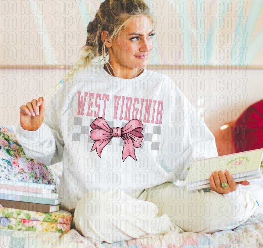 Coquette Bow States DTF Transfer