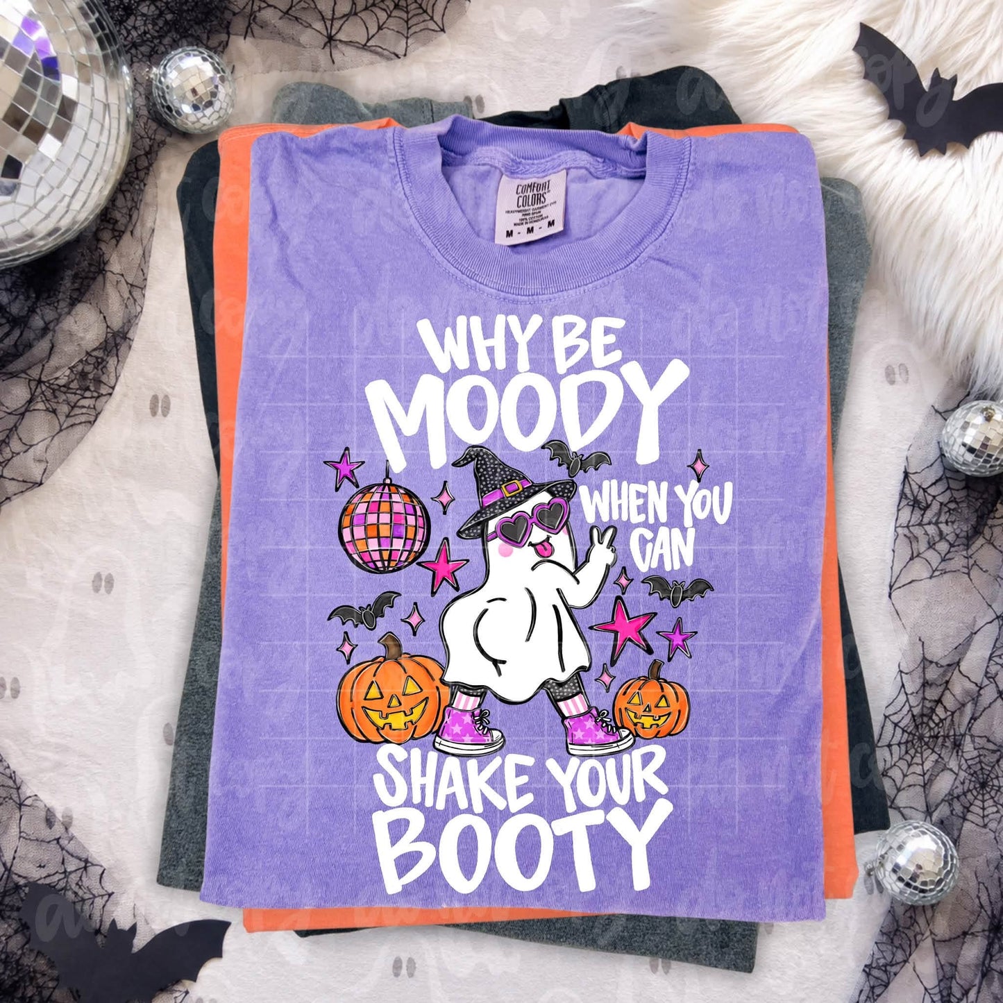 Why Be Moody Ghost DTF Transfer